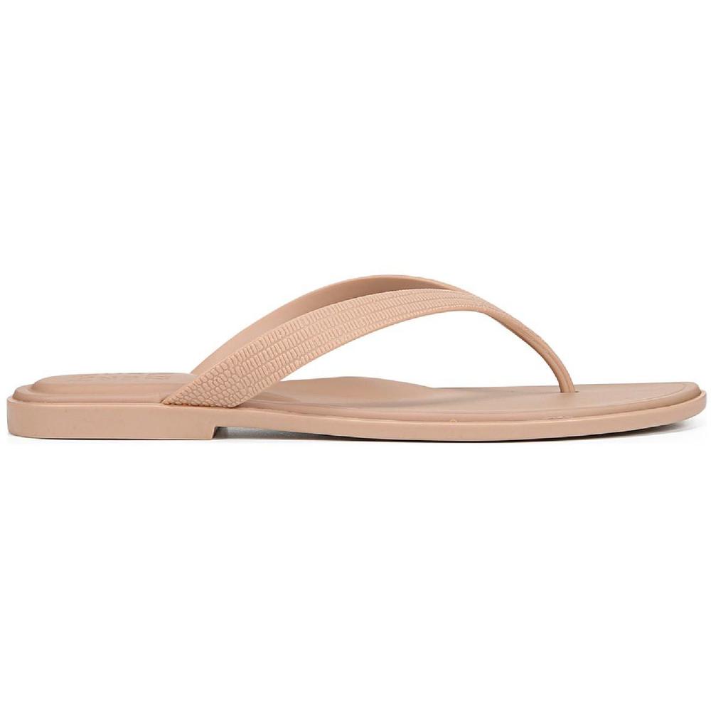 Naturalizer Womens Jemm Beige Faux Leather Flip Flop Flat Sandals Shoes NWT - Picture 2 of 3